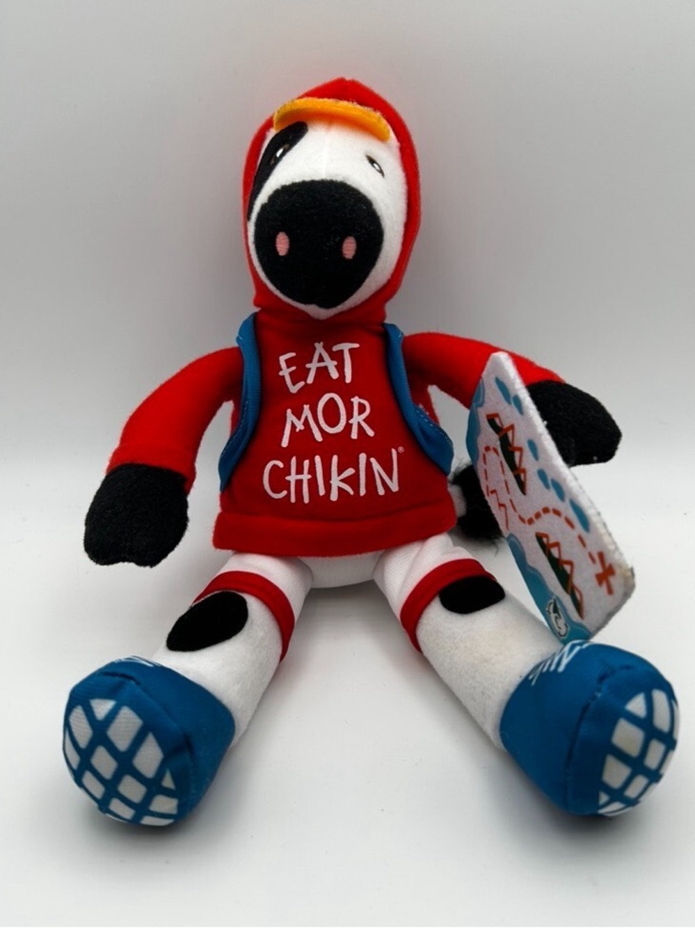 Chick-fil-A Summer 2023 Traveler Explorer Plush Cow Red Hoodie